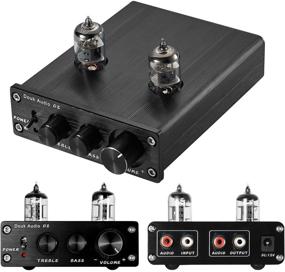 img 3 attached to 🎛️ Nobsound HiFi 6J2 Vacuum Tube Preamplifier Stereo PreAmp with Digital Treble and Bass Tone Control in Black