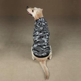 img 1 attached to Stylish Small Black Casual Canine Cotton Camo Dog Hoodie: A Perfect Blend of Comfort and Fashion