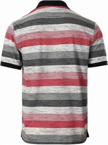 img 2 attached to Gioberti Regular Striped Short Sleeve Men's Clothing for Shirts