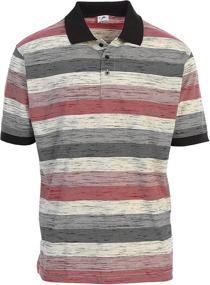 img 3 attached to Gioberti Regular Striped Short Sleeve Men's Clothing for Shirts