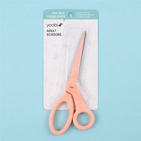 img 1 attached to Yoobi Scissors Adult Blade Blush