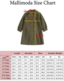 img 1 attached to 🧥 Fashionable Mallimoda British Cotton Breasted Boys' Jackets & Coats in Khaki - Trendy and High-Quality Clothing".