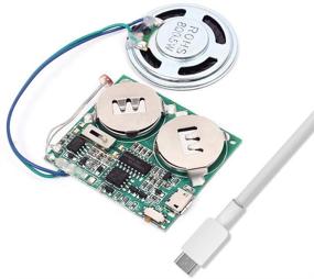 img 4 attached to 🎵 Icstation DIY Light Sensor Sound Module Micro USB Music Player for Talking Greeting Card: A Creative Gift with 8M Memory and Speaker