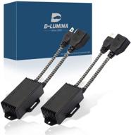 d-lumina h7 led headlight canbus decoder - anti flicker harness and error free conversion kit (1 pair) logo