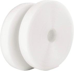 img 4 attached to 🧵 LLPT Sew On Hook and Loop Tape: Industrial Strength Nylon Fabric - 1 Inch x 33 Feet Each Roll - No Adhesive Strip for DIY Cloth, Shoe, Curtain, Bag, and Sport Gears - White Color (NHTW33)