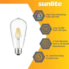 img 2 attached to Enhanced Illumination: Sunlite 80753 Dimmable Filament Equivalent - A Bright Solution