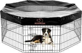 img 4 attached to 🐾 Protective Mesh Top Cover for Dog Playpen: Shields Pets from Sunlight and Rain, Fits 24 Inches Wide with 8 Panels - Ideal for Outdoor and Indoor Use (Playpen Not Included)