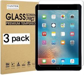 img 4 attached to TANTEK [3-Pack] iPad Screen Protector - 9.7-Inch (2018/2017 Model, 6th/5th Gen), iPad Air 1, iPad Air 2, iPad Pro 9.7-Inch - Premium Tempered Glass Film for Ultra Clear Protection