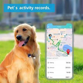 img 2 attached to 🐶 PetFon Pet GPS Tracker for Dogs and Pets - No Monthly Fee, Real-Time Tracking Collar Device with APP Control and Activity Monitoring