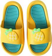 mofeedouka sandals lightweight slippers toddler boys' shoes : sandals logo