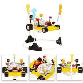 img 2 attached to 🌟 Ultimate Fun and Playtime with Dream On Me Champ Activity Center & Jumper in Vibrant Yellow