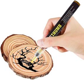 img 4 attached to 🔥 Scorched Pen Marker - Wood Burning Pen, Chemical DIY Projects, Wood Burning Painting, Upgraded Wood Burner Tool - Easy to Use and Safe