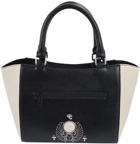 img 3 attached to Lost Queen Gothic Bastet Sphynx Cat Occult Goth Satchel Handbag: Unleash Your Mysterious Style