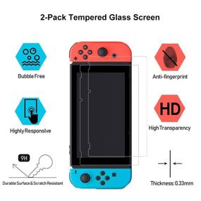 img 1 attached to Nintendo Switch Protective Controller Screen Protector