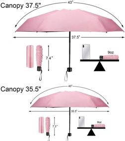 img 2 attached to Portable Lightweight TradMall Umbrella: Enhanced Protection for All