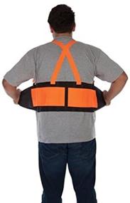 img 1 attached to Liberty DuraWear Fluorescent Attached Suspenders Occupational Health & Safety Products