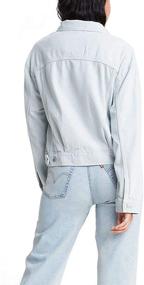 img 2 attached to Women's Clothing: Levis Utility Trucker Jackets in Oversized Fit