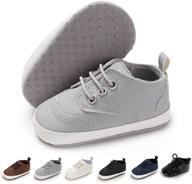 👟 benhero unisex baby oxford shoes soft sole pu leather moccasins | infant toddler first walkers | crib dress shoes sneaker logo