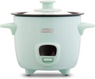 🍚 dash mini rice cooker steamer: removable nonstick pot, keep warm function & recipe guide - aqua логотип