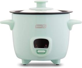 img 4 attached to 🍚 Dash Mini Rice Cooker Steamer: Removable Nonstick Pot, Keep Warm Function & Recipe Guide - Aqua