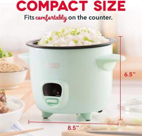 img 2 attached to 🍚 Dash Mini Rice Cooker Steamer: Removable Nonstick Pot, Keep Warm Function & Recipe Guide - Aqua