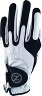 zero friction men's compression-fit synthetic golf glove: optimal grip with universal fit one size logo