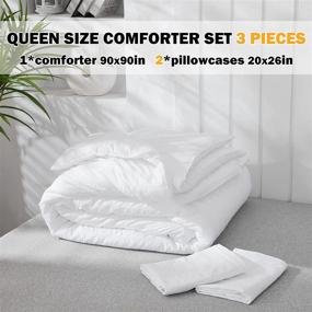 img 3 attached to Sisher Seersucker Pillowcases Microfiber Alternative Bedding