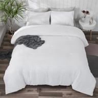 sisher seersucker pillowcases microfiber alternative bedding logo