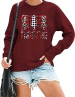 womens leopard plaid christmas tree tee - casual cute graphic long sleeve tops - merry christmas t-shirt логотип