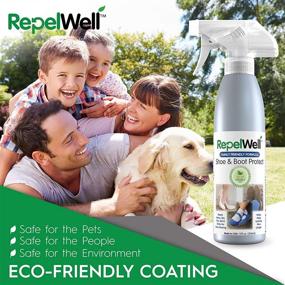 img 3 attached to 👟 12oz RepelWell Shoe & Boot Protect Stain & Water Repellent: Eco-Friendly, Pet-Safe Spray for Fabric, Leather, and Suede Footwear - Keep them Clean, Dry, and Looking New