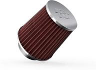 k&amp;n high performance universal clamp-on air filter: premium, engine replacement filter - 2.75 in flange diameter, 4.5 in filter height, 1 in flange length, round tapered shape (rg-1003rd-l) logo