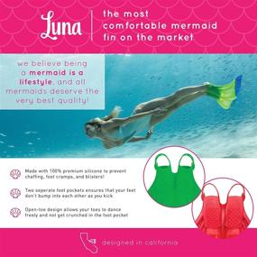 img 3 attached to 🧜 Luna Mermaid Swim Monofin by FINIS
