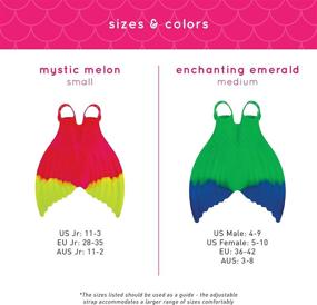 img 1 attached to 🧜 Luna Mermaid Swim Monofin by FINIS