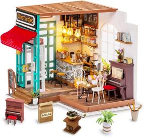 img 4 attached to 🎂 SEO-optimized Rolife Wooden Birthday Dolls & Accessories Miniature Dollhouse