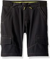 🩳 lee boys' proof varsity cargo shorts with pull-on waistband logo