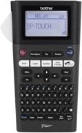 brother p-touch pth300li black label maker – rechargeable & portable with one-touch formatting, vivid display, and fast print speeds logo
