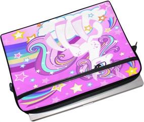 img 1 attached to Cartoon Rainbow Shoulder Crossbody Briefcase