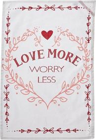 img 1 attached to Бирка 205278 Worry Dishtowel White