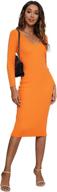 stunning cmz2005 backless sweater dress: women's long sleeves bekah deep v midi dress 9088 logo