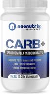 💪 2.2 lbs/1 kg carbohydrate powder complex carb supplement for muscle endurance and sustained energy – easily absorbed pre or post workout fuel for men &amp; women by neonutrix sport logo