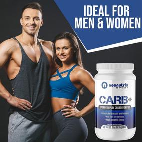 img 1 attached to 💪 2.2 lbs/1 Kg Carbohydrate Powder Complex Carb Supplement for Muscle Endurance and Sustained Energy – Easily Absorbed Pre or Post Workout Fuel for Men &amp; Women by Neonutrix Sport