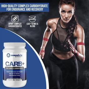 img 2 attached to 💪 2.2 lbs/1 Kg Carbohydrate Powder Complex Carb Supplement for Muscle Endurance and Sustained Energy – Easily Absorbed Pre or Post Workout Fuel for Men &amp; Women by Neonutrix Sport