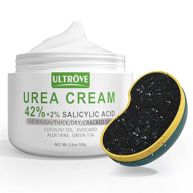 Urea Cream 42 with 2 Salicylic Acid Callus and Dead Skin Remover for Feet  Deeply Moisturizes Repairs Dry Cracked Rough Heels Elbow and Knee Effective  Urea Foot Cream with Foot File 3.5oz 3.5 oz