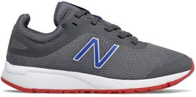 img 1 attached to New Balance Unisex-Child 455 V2 Lace-up Running Shoe: Maximum Performance and Comfort for Young Runners