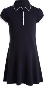 img 3 attached to Nautica School Uniform High Low X Large Girls' Clothing: Stylish and Comfortable Uniforms for School