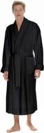 🛀 luxurious microfiber men's terry plush bathrobe логотип