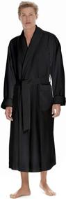 img 4 attached to 🛀 Luxurious Microfiber Men's Terry Plush Bathrobe