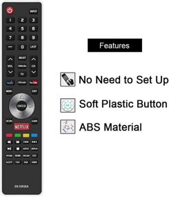 img 1 attached to 📺 Gvirtue EN-33926A Совместимый Запасной Пульт Дистанционного Управления для Hisense EN33926A Телевизора - Применимый для 32K366W, 40K366WB, 32K20DW, 32K20W, 40H5, 50K610GWN, 55K610GWN, XV5849, 32H5B, 40H5B, 40K366WN, 48H5, 50H5B