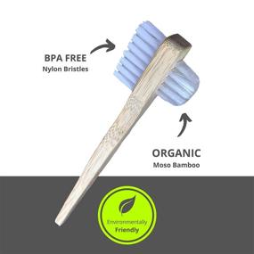 img 3 attached to 🦷 Dentures for Life - 3 Pack of Bamboo Denture Brushes for Easy Cleaning and Top Denture Care