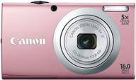 canon powershot a2400 is pink digital camera – 16.0 mp, 5x optical zoom, full hd video, 2.7-inch touch panel lcd logo